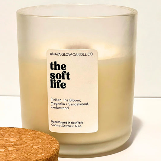 The Soft Life – Coconut Soy Candle | 12 oz