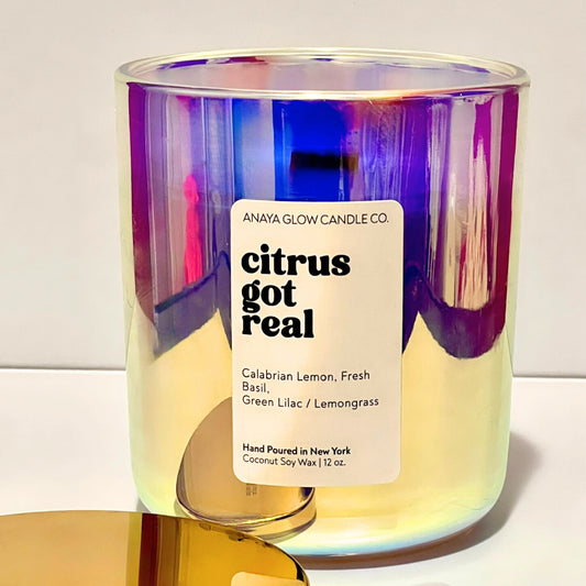 Citrus Got Real – Coconut Soy Candle | 12 oz