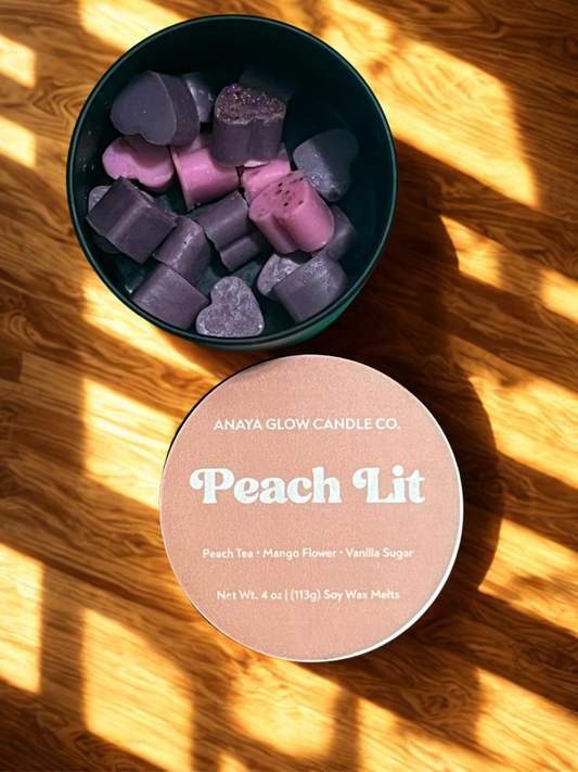 Peach Lit Wax Melt