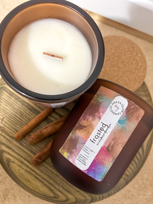 Frosted Snickerdoodle Candle